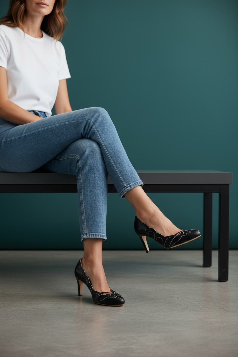 Scarpin Caliandra Preto