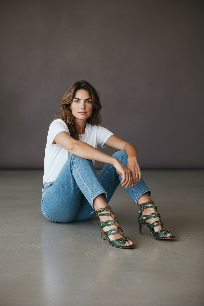Sandália Agatha Arraia Verde