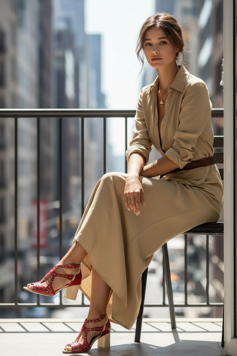 Sandália Samira Vinho