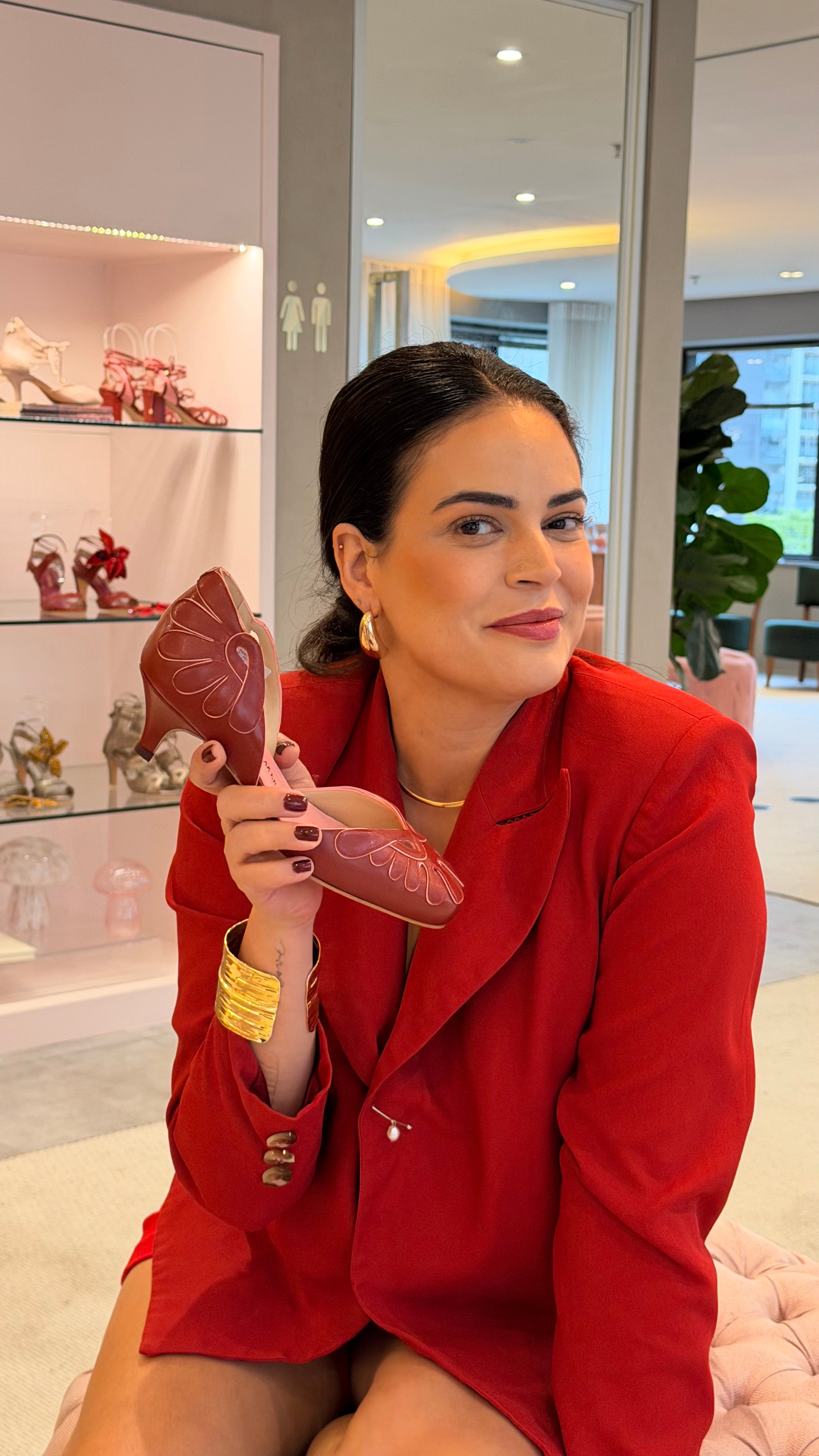 Boneca Pétalas Vermelho