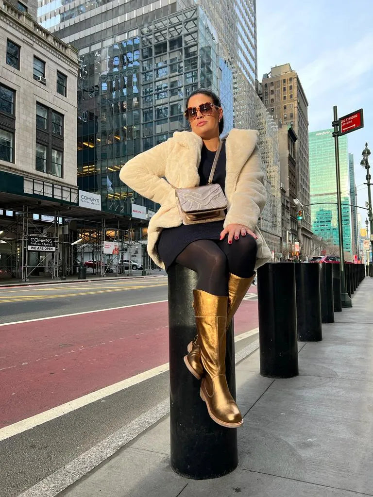 Bota Vanessa Ouro Velho