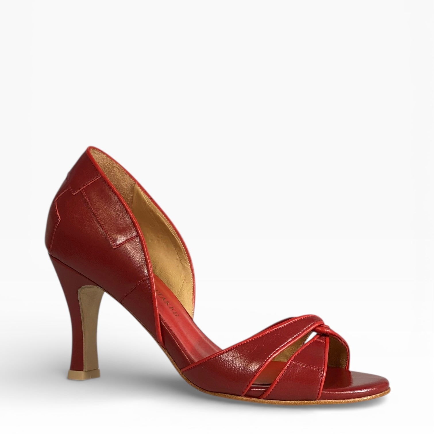 Peep toe Sophie Vermelho
