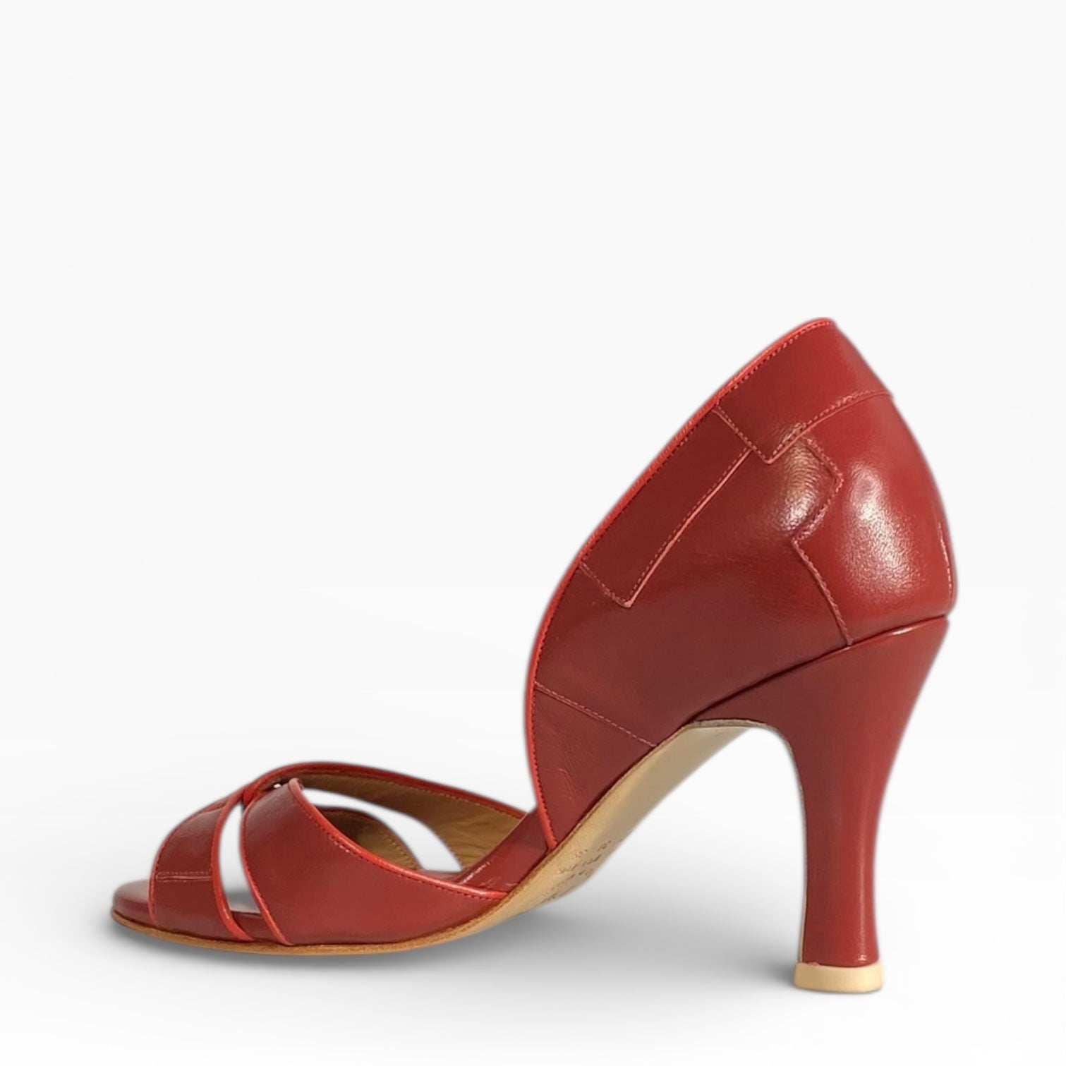 Peep toe Sophie Vermelho