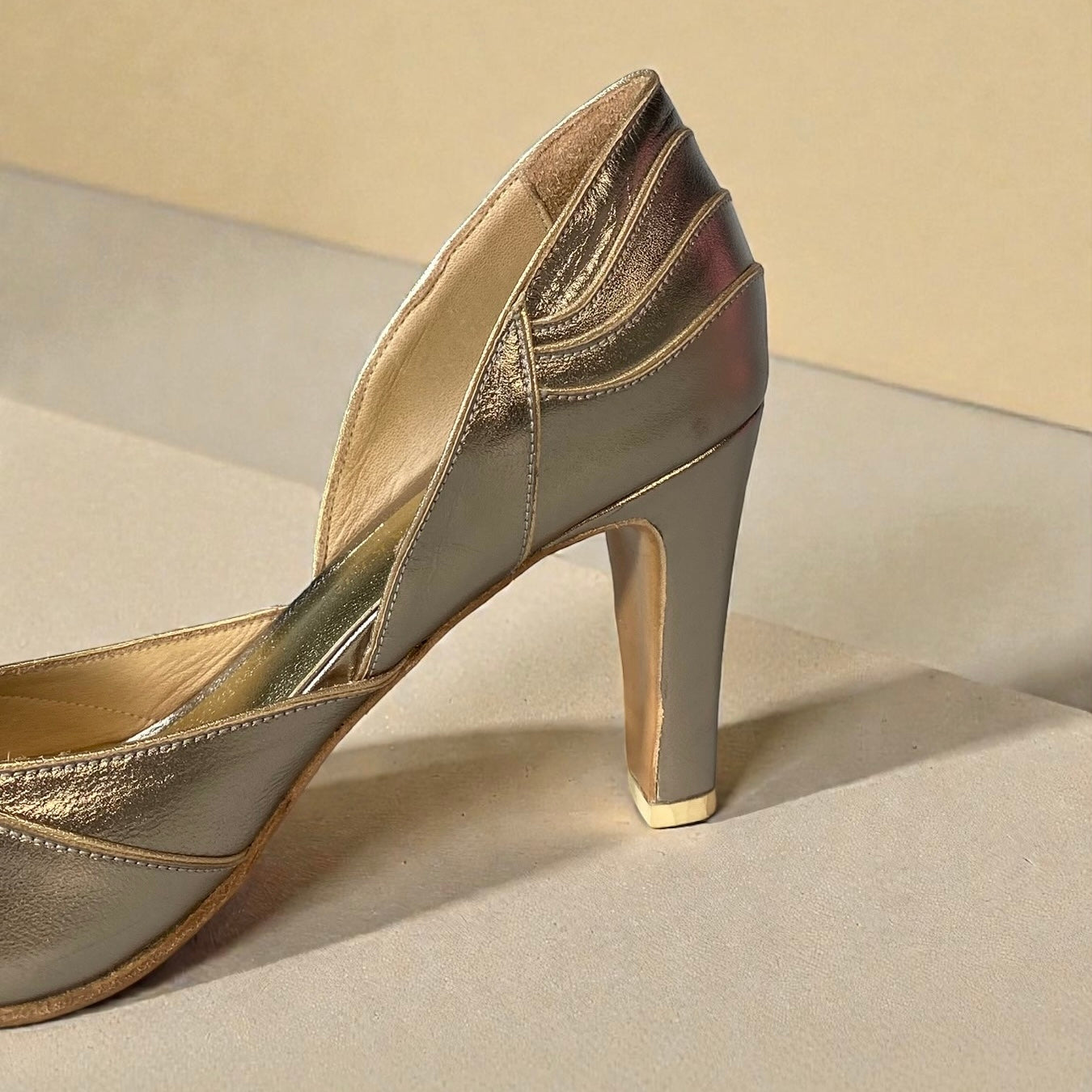 Scarpin Milena Champagne