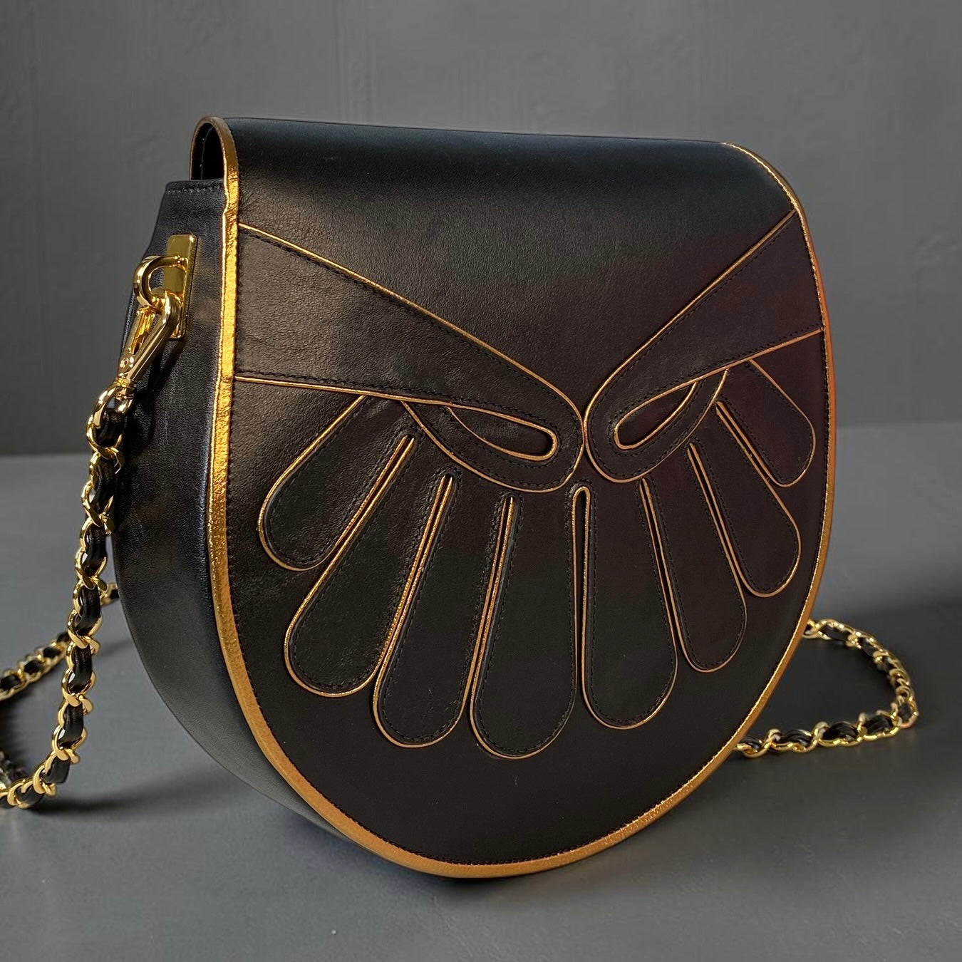 Bolsa Pétalas Preto
