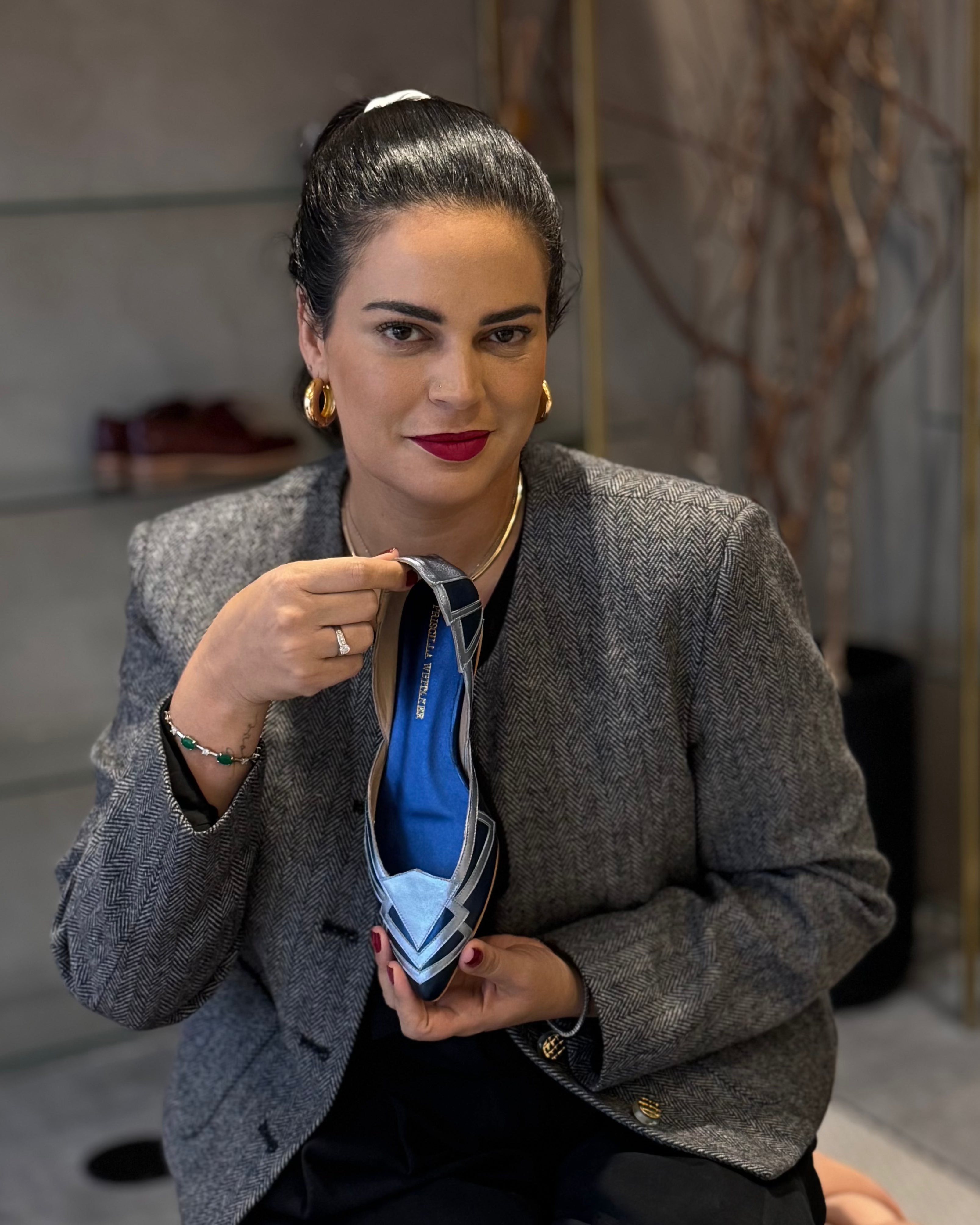 Sapatilha Primavera  Azul