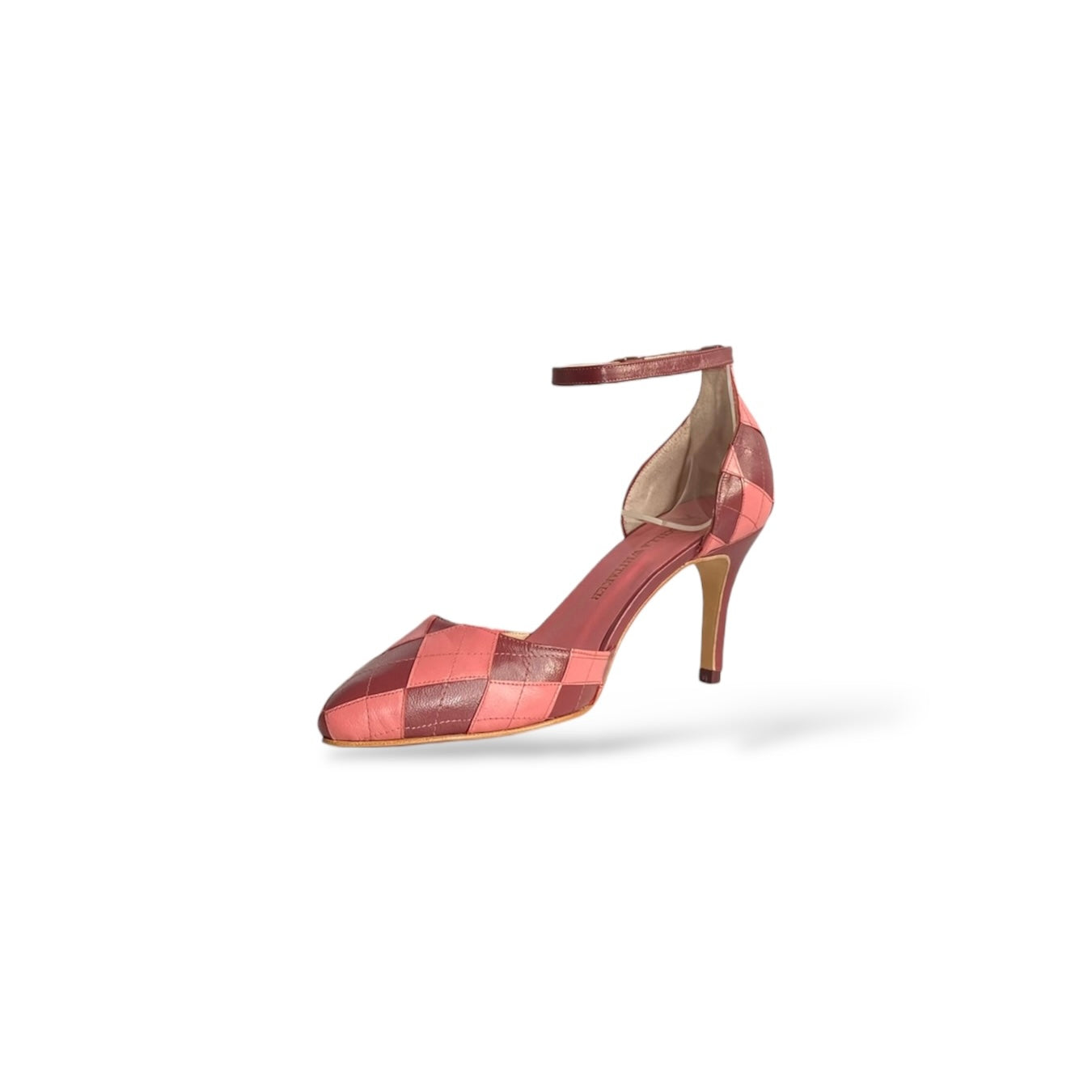 Scarpin Bella Vermelho com Rosa