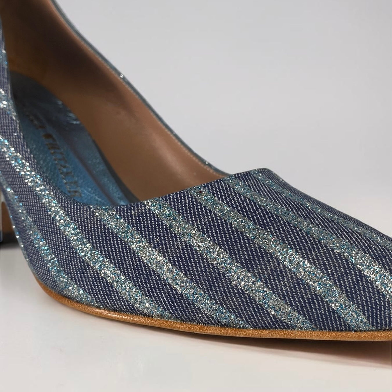 Scarpin Simaria Tecido Jeans
