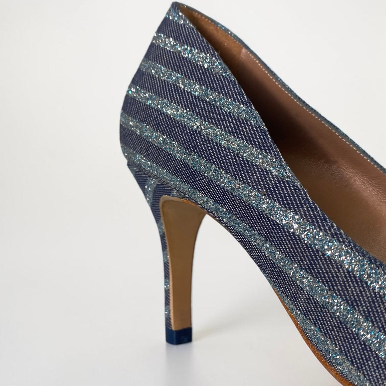 Scarpin Simaria Tecido Jeans