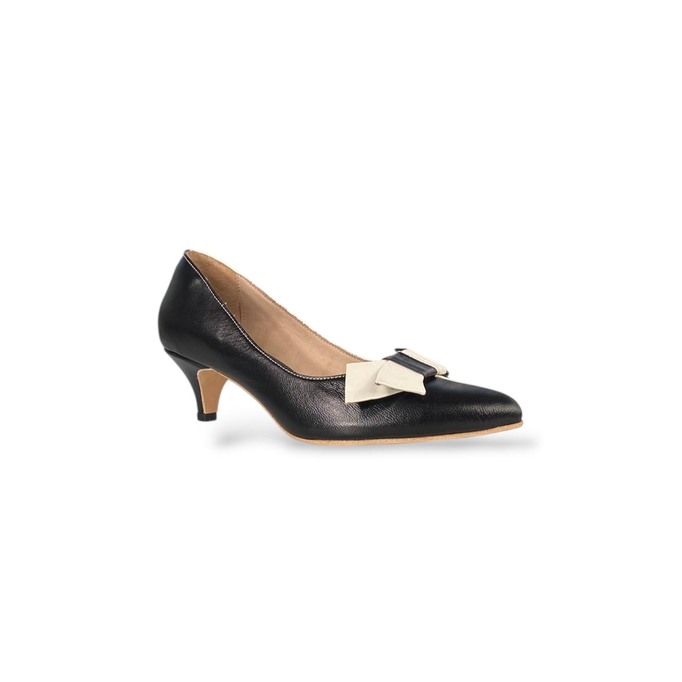 Scarpin Manuella Preto e Branco