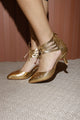 Scarpin Pietra Ouro Light