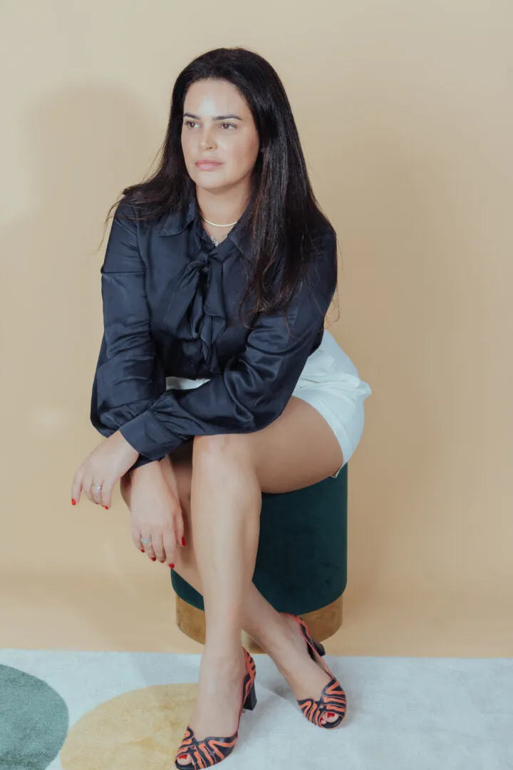 Peep Toe Gabrielle Marinho com Coral