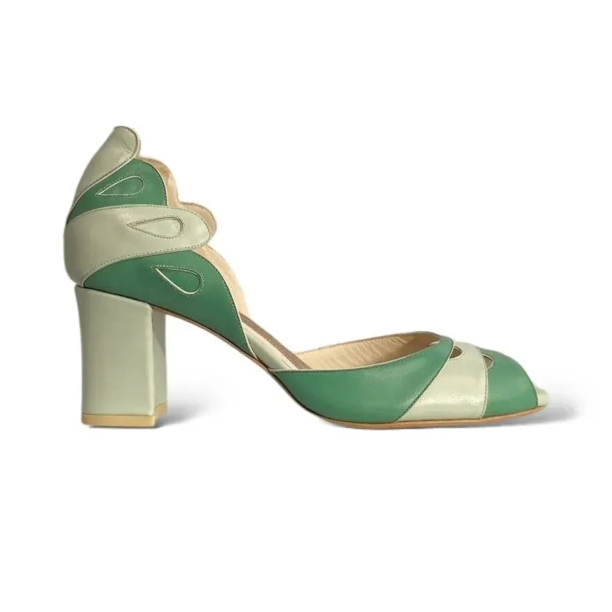 Peep Toe Rosália Verde