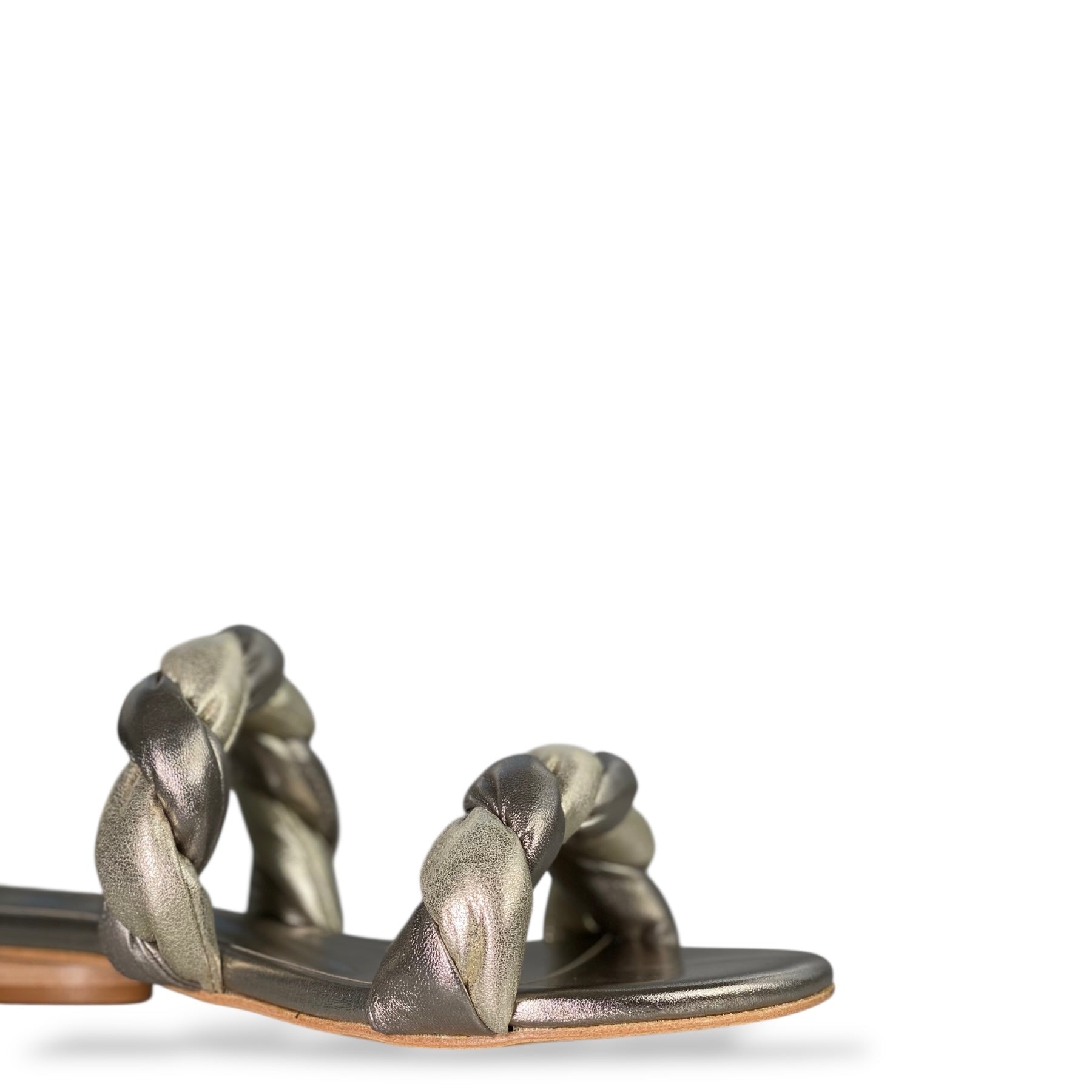 Flat Margot Prata Velho