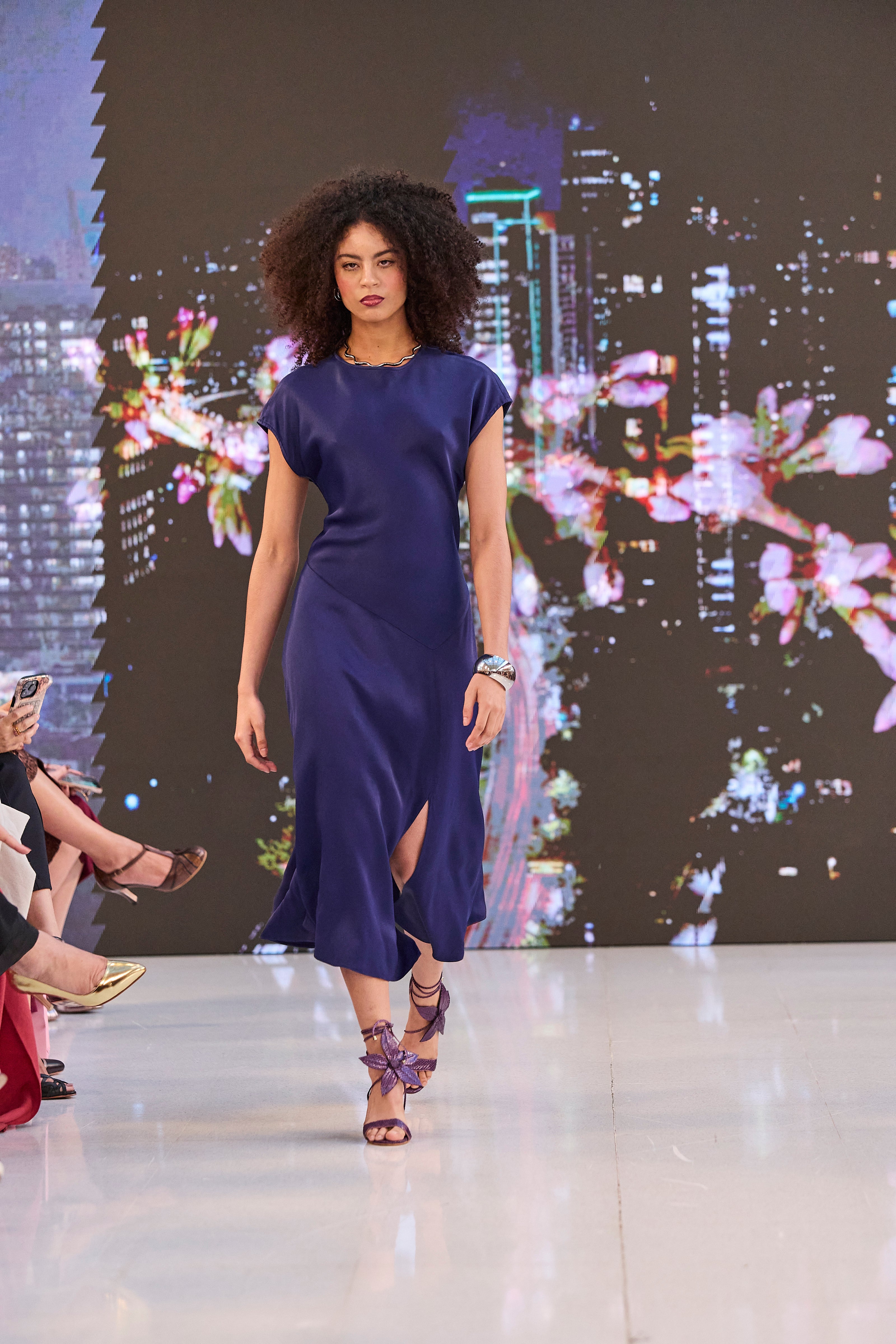 Sandália Flora Arraia Roxo