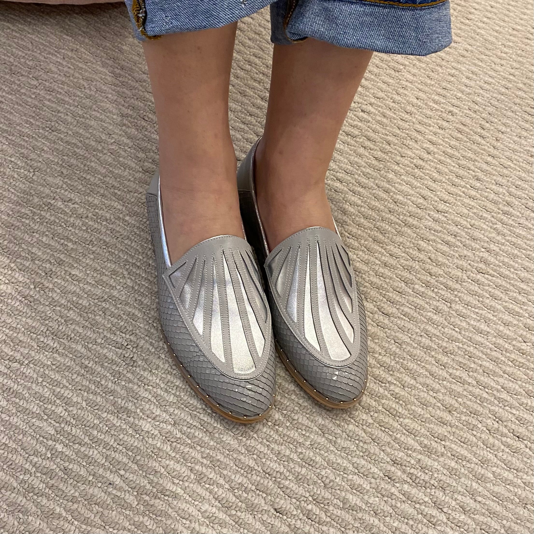 Mocassim Facet Cinza