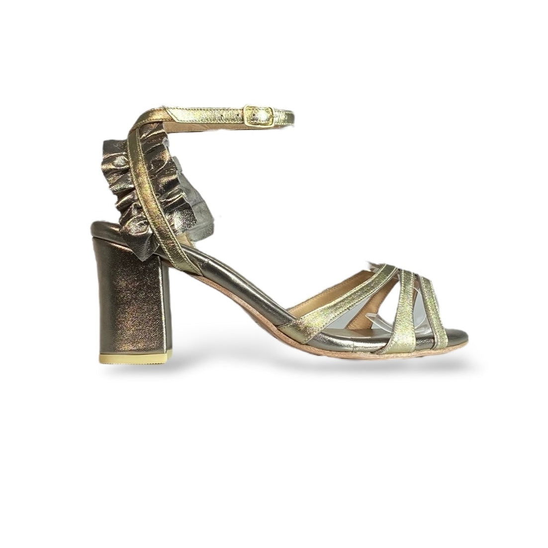 Sandália Agnes Prata Velho