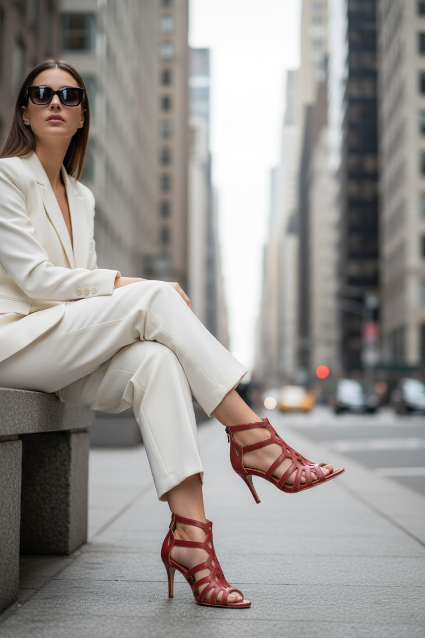 Sandália Atena Vermelho