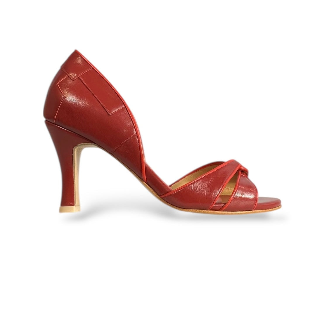Peep toe Sophie Vermelho