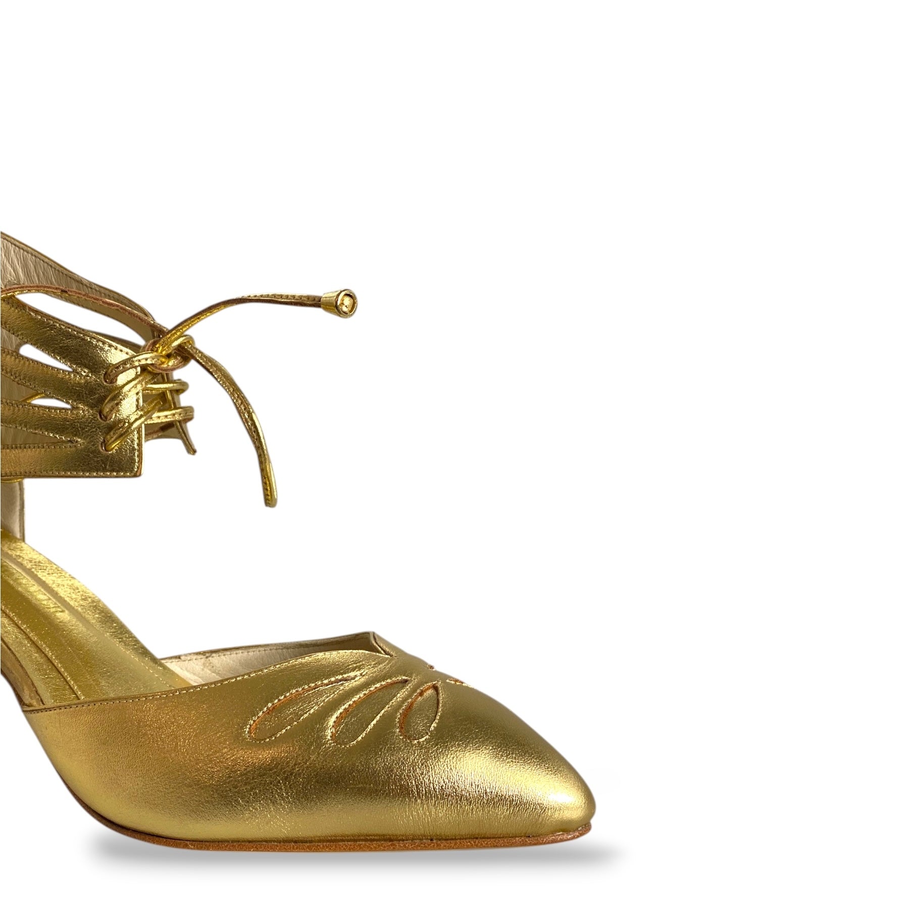 Scarpin Pietra Ouro Light