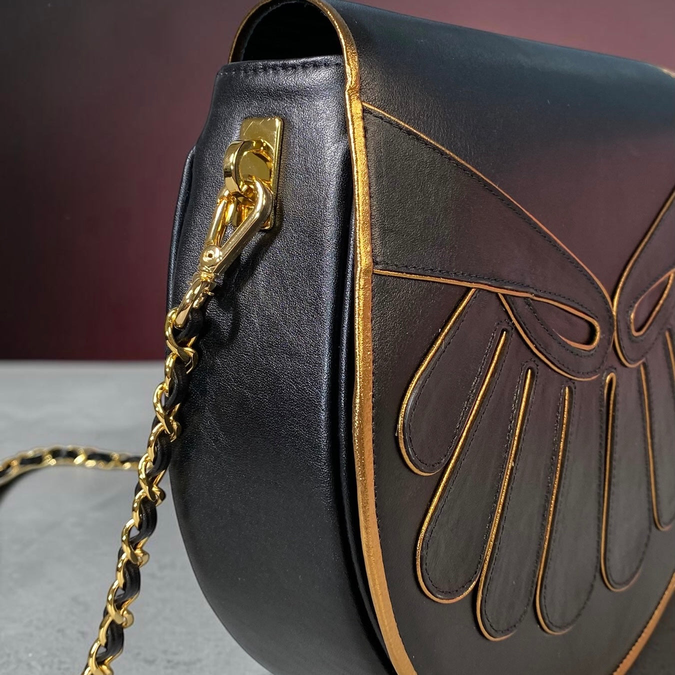Bolsa Pétalas Preto