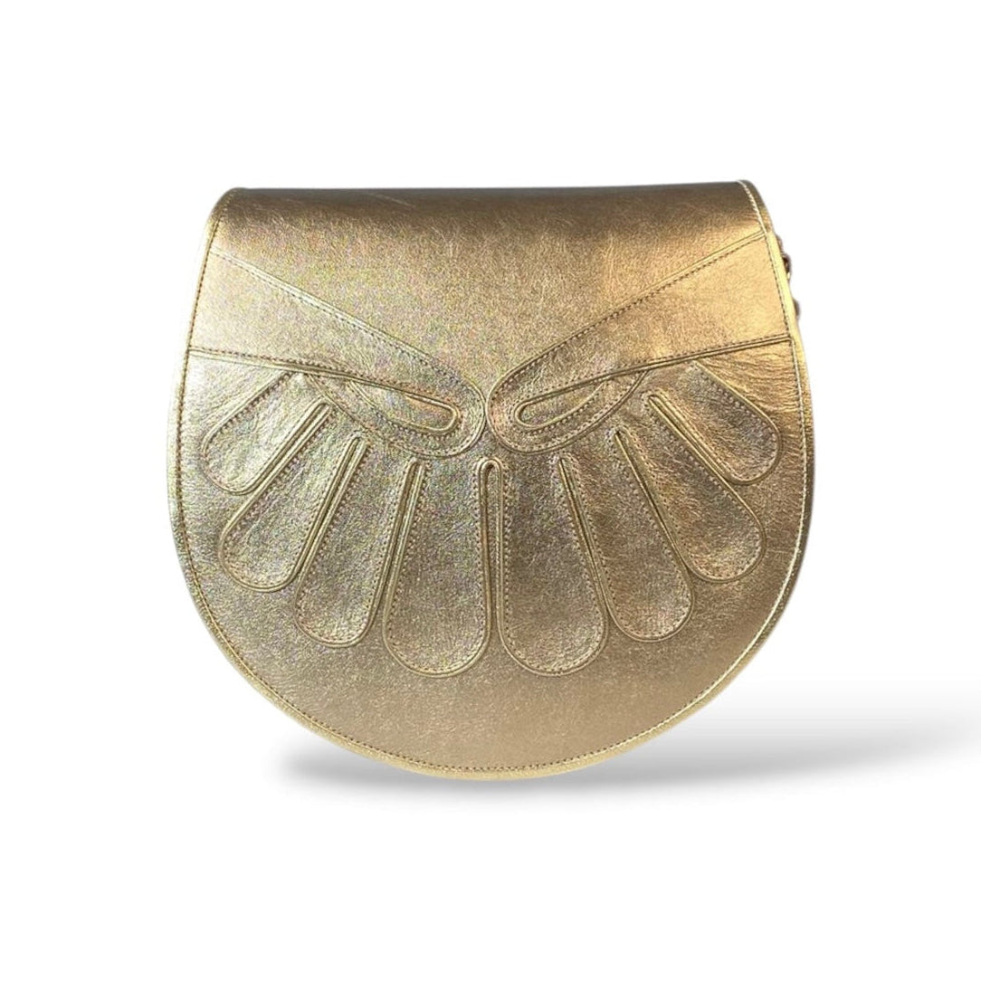 Bolsa Pétalas Prata Velho