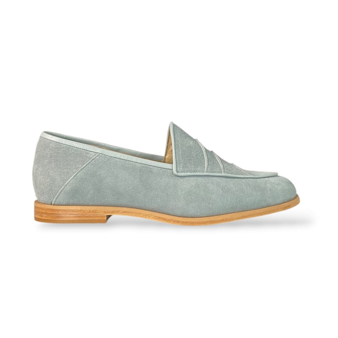 Mocassim Thayane Azul Claro