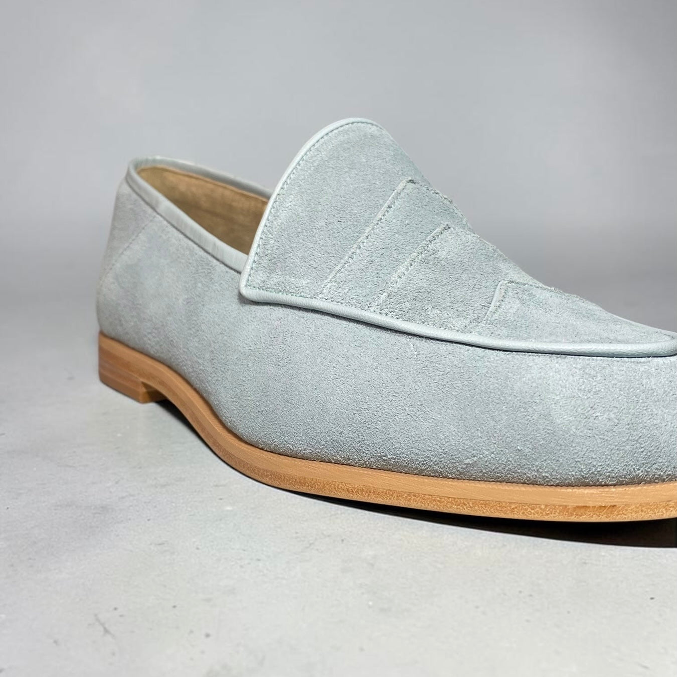 Mocassim Thayane Azul Claro