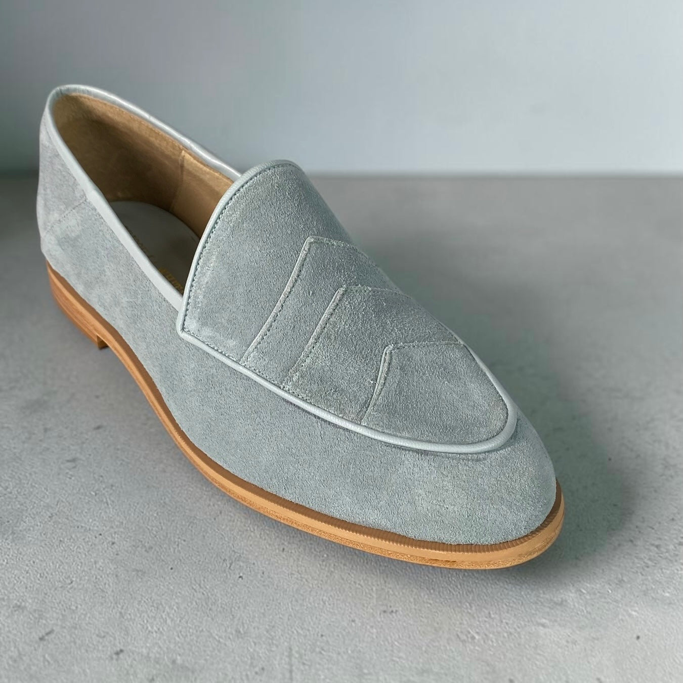 Mocassim Thayane Azul Claro
