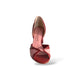 Peep toe Sereno Vinho com rosa
