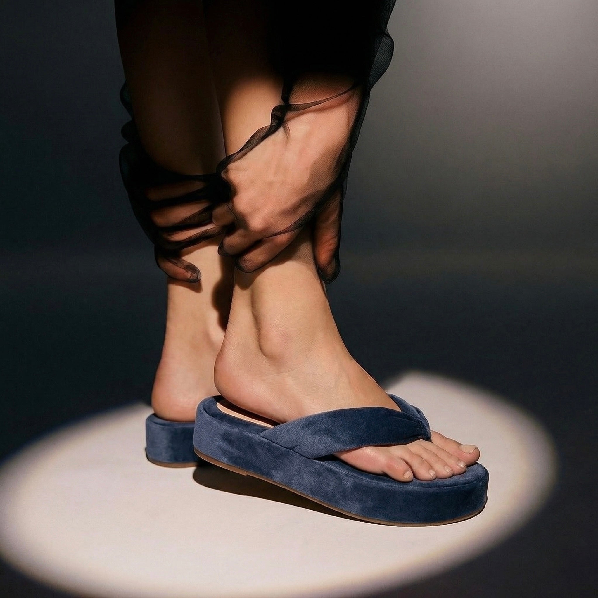 Flatform Tamires Azul