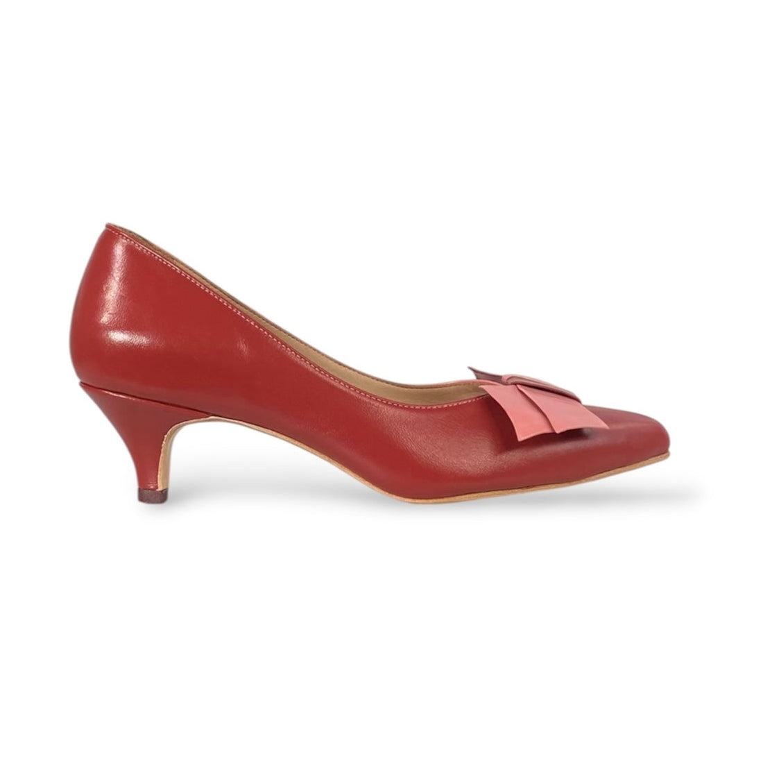 Scarpin Manuella Rosa e Vermelho