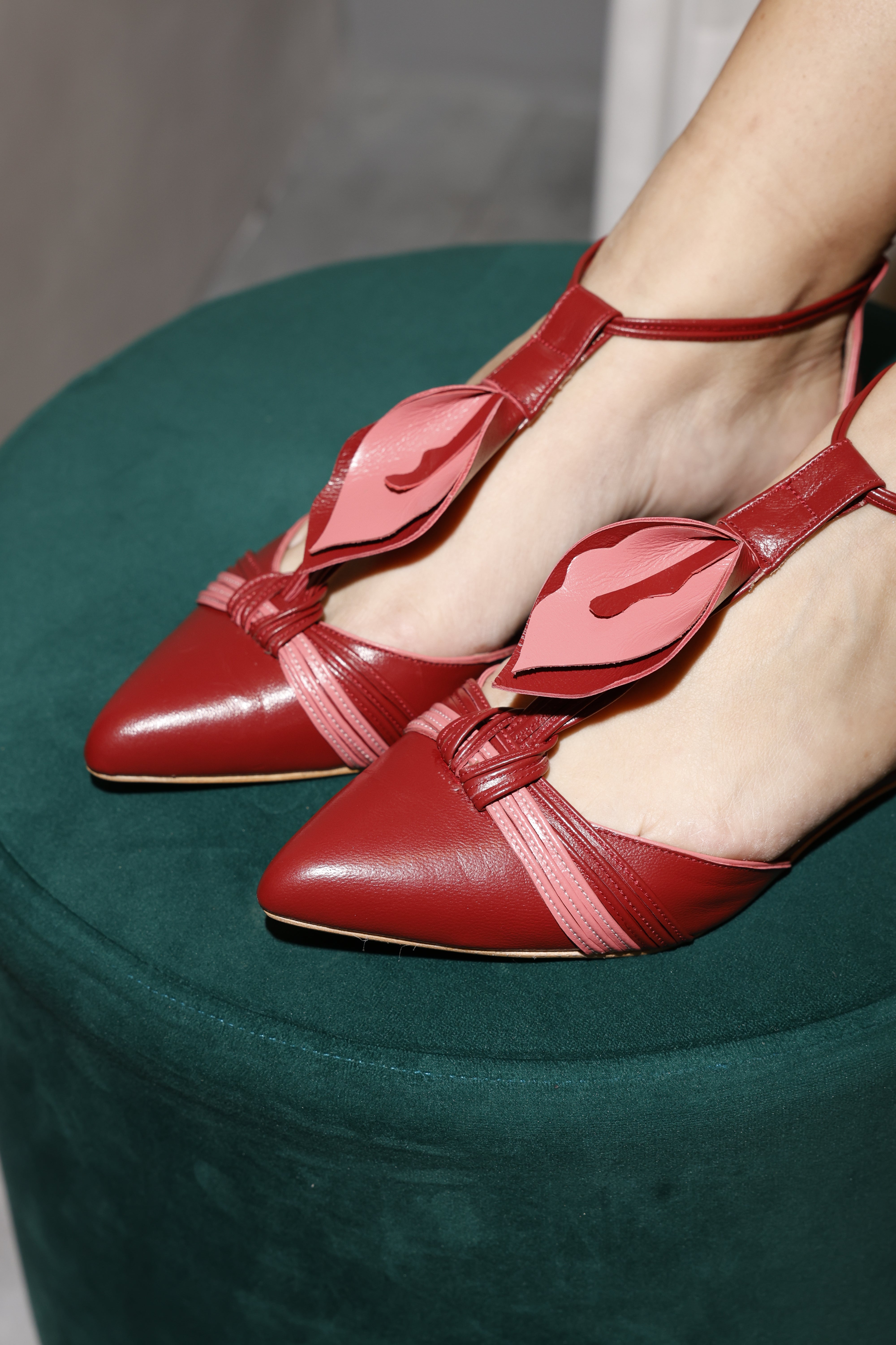 Sapatilha Copo-de-leite Vermelho