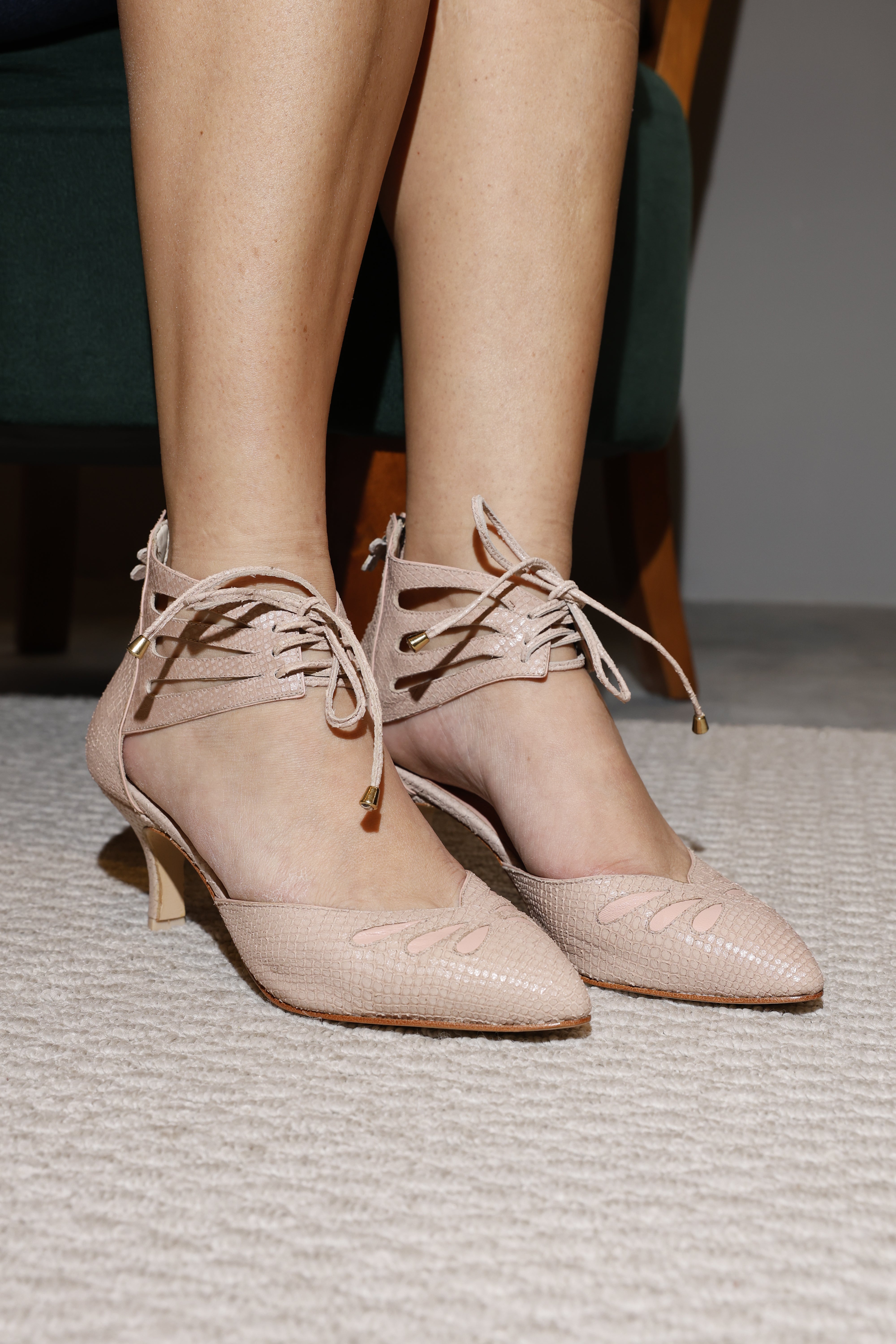 Scarpin Pietra Arraia Rosa