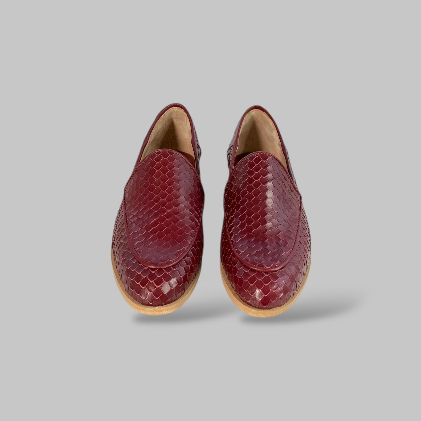 Mocassim Carolina Vinho escama