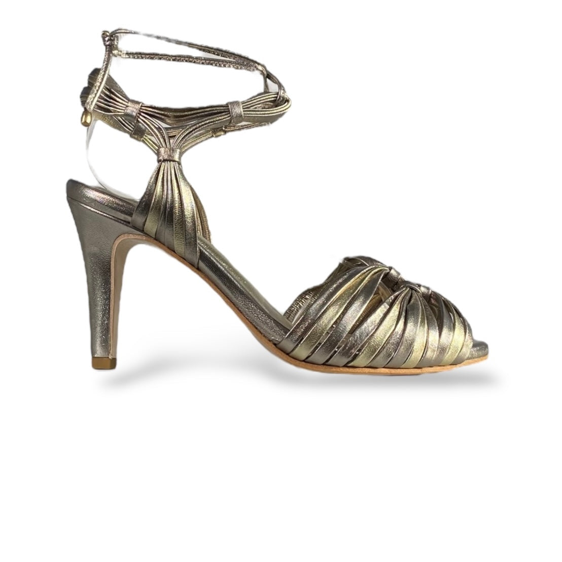 Sandália Gardênia  Prata Velho