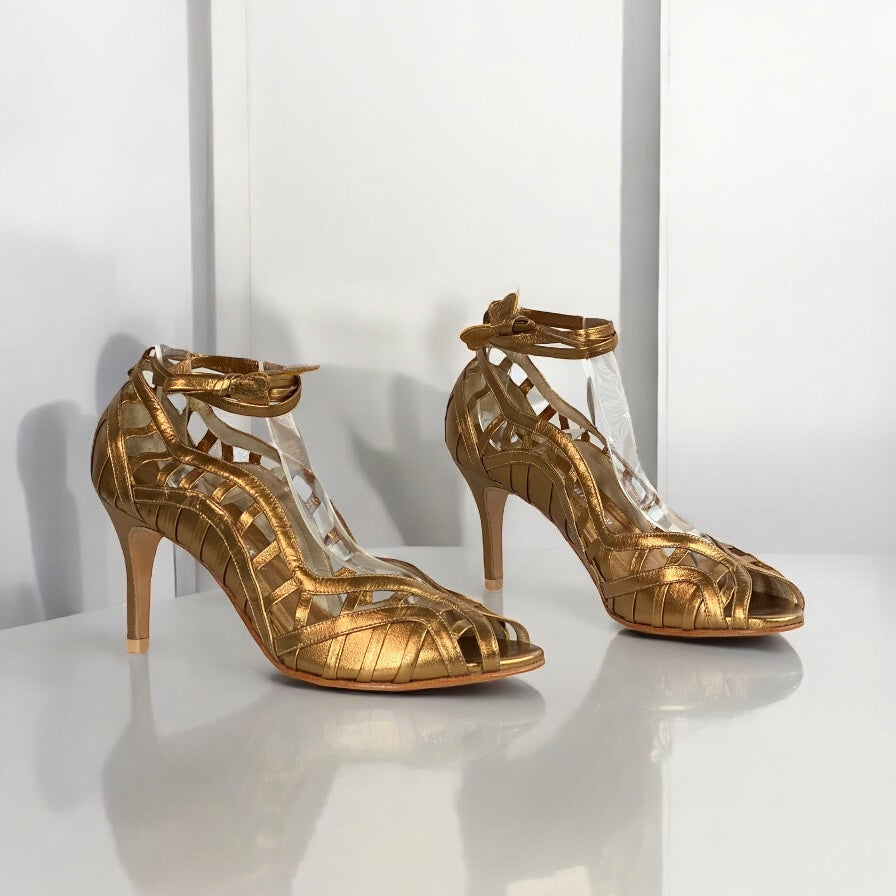 Sandália Catherine Ouro Velho