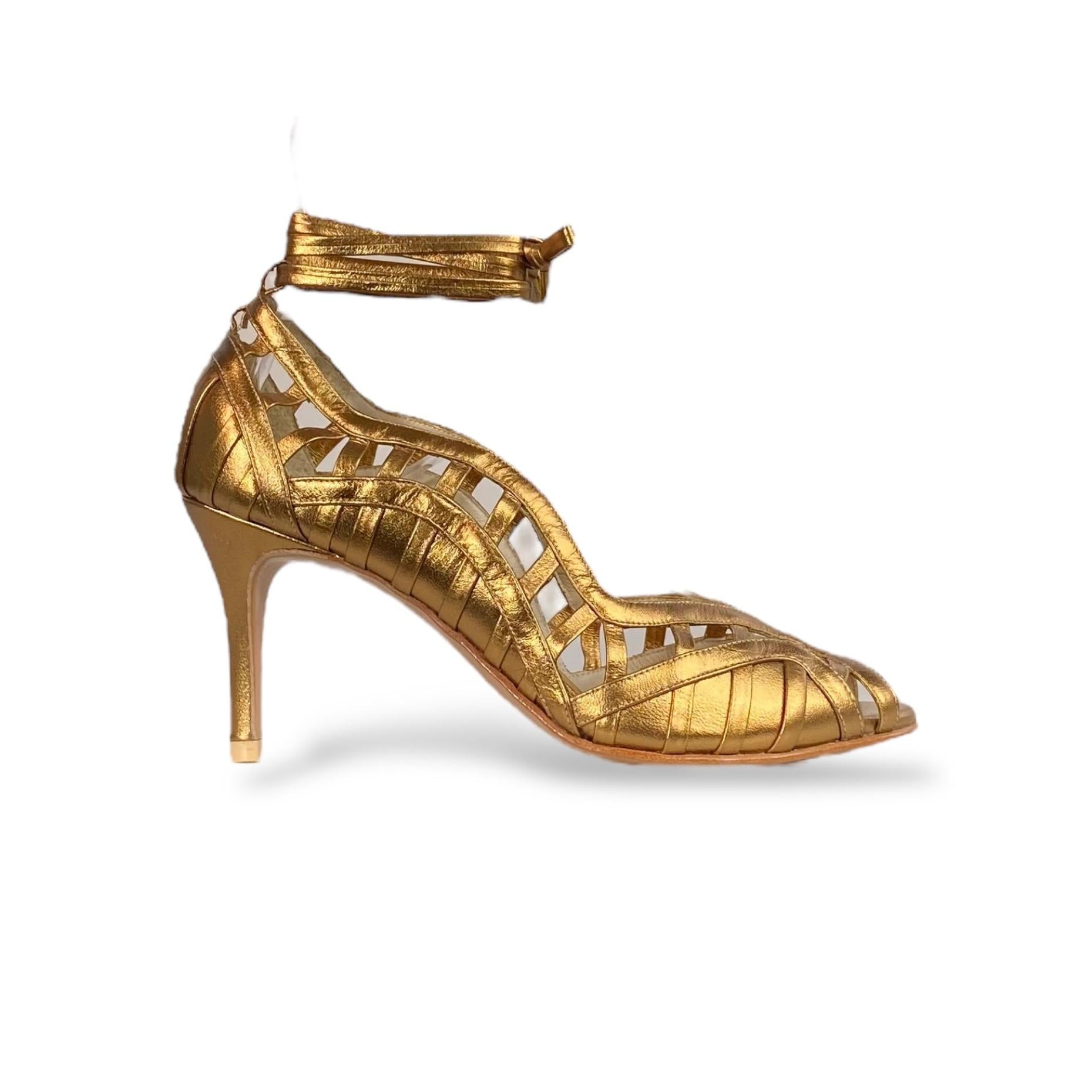 Sandália Catherine Ouro Velho