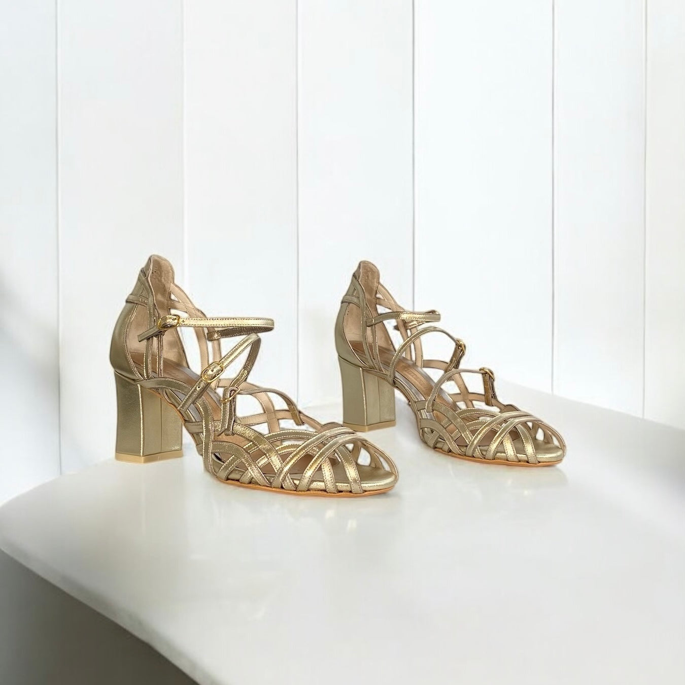 Sandália Victória Champagne