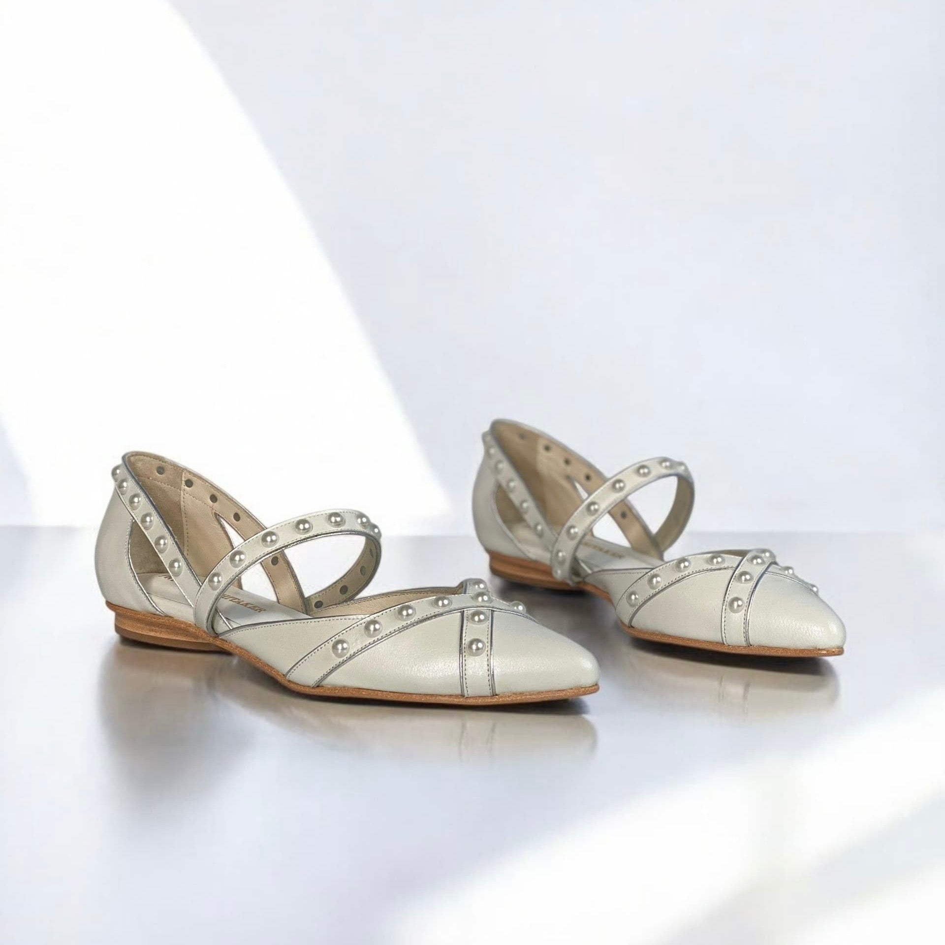 Sapatilha Estela Branco Perolado