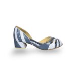 Peep Toe Theodora Azul Jeans