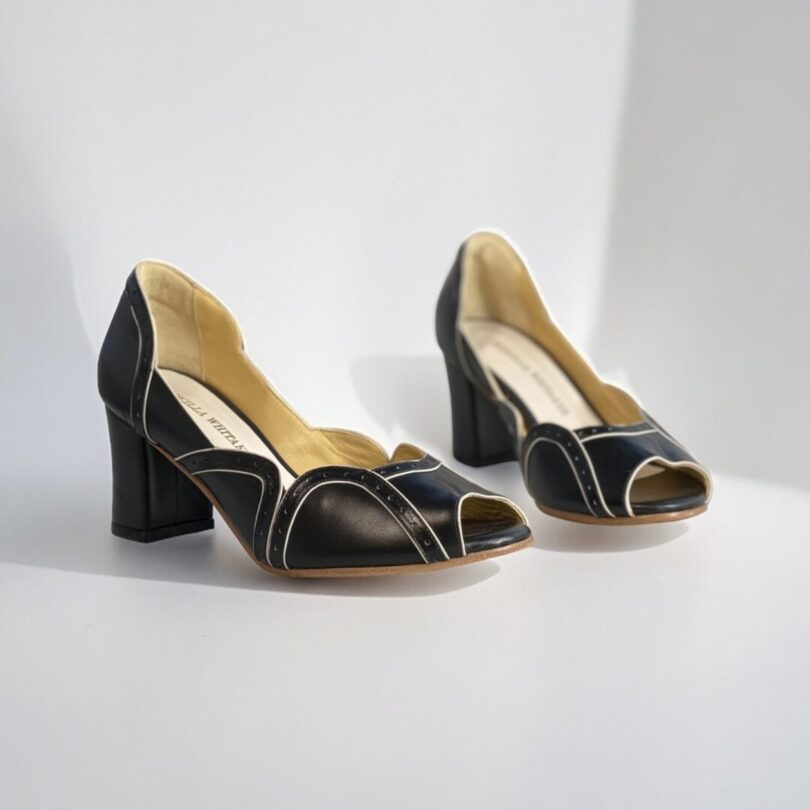 Peep Toe Ingrid Preto