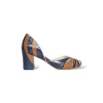 Peep Toe Theodora Marinho com Caramelo