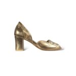 Peep Toe Julieta Prata Velho